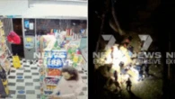 Armed robber dies after plunging five storeys to escape police