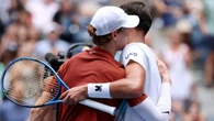Hapless Aussie gets brutal tennis lesson at US Open