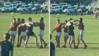 Brendan Fevola involved in wild brawl during local game
