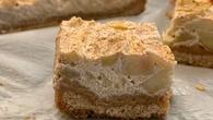 Steph De Sousa’s apple sour cream slice is comfort baking at its best