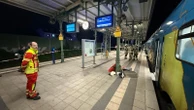 Man trapped under train armrest while searching for AirPod