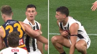 Boos rain down as Nick Daicos given controversial free kick