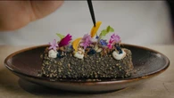 We sample the ‘fanciest fry’ in the world as chef Nelly Robinson reveals his incredible upgrade of classic chips and tomato sauce