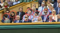 Global celebrities everywhere in iconic Wimbledon photo