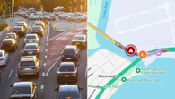 Major traffic delays for Sydney Airport commuters after car erupts in flames
