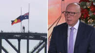 Peter Dutton questions whether Aboriginal flag on Sydney Harbour Bridge unites Australians