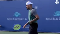 Worrying sight as Kyrgios ‘cooked’ by first full match in months