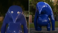 Teen charged for allegedly gluing googly eyes to statue