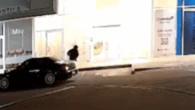 Shocking footage of fireball as arsonist allegedly sets fire to Pilates studio