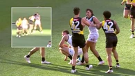 Tall Tiger in trouble for ‘shot to the guts’ 80m off the ball