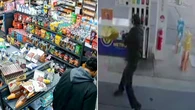 Terrifying near miss during ‘scary’ service station rampage