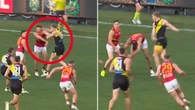 AFL commentators stunned as flag hero lashes out in anger