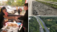 Free BBQ as trucking company apologises for M1 metal debris mayhem