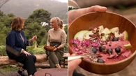 Kylie Gillies forages for food in unique New Zealand experience