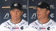 Embattled coach attempts to shut down journo over curly question