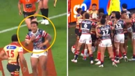Spencer Leniu sparks wild NRL brawl as four players binned