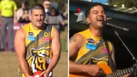 Brendan Fevola inspires struggling local team with epic show