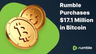 Rumble Acquires $17.1 Million in Bitcoin as Part of Treasury Strategy