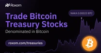 Roxom Announces Launch of Bitcoin Denominated Capital Market Platform in September