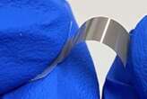 Ultra-thin diamond wafers for electronics made using sticky tape