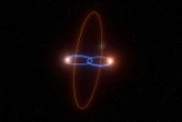 Exoplanet found in odd perpendicular orbit to brown dwarf star pair