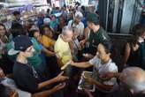 PicolÃ© gratuito no Mercado Central atrai mar de gente no dia do sorvete