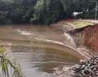 Barragem no Parque Lagoa do Nado se rompe e ameaÃ§a alagar Av. Pedro I