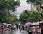 BH segue em alerta de chuva com raios e vento atÃ© segunda