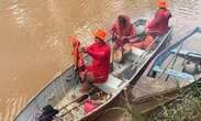 Bombeiros seguem a busca por padeiro no Rio das Velhas