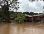 Casa de deputado Ã© inundada apÃ³s chuvas em Esmeraldas, na Grande BH