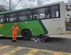 Motociclista morre ao ter cabeÃ§a esmagada por Ã´nibus em Minas