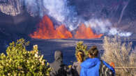 Horror as toddler moments from falling into volcano