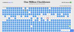 One Million Checkboxes è il gioco più inutile del mondo ed è quello che ci meritiamo