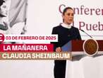 La 'Mañanera' de Sheinbaum hoy EN VIVO: Temas de la conferencia del 3 de febrero de 2025