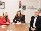 Loretta Ortiz Ahlf visita Baja California para tratar Reforma Judicial