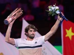 Vacherot, número 204 del mundo, vence a su primo Rinderknech y gana en Shanghái