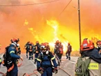 Grecia declara emergencia incendios forestales; desalojan 15 comunidades en isla de Quíos