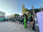 Feministas marchan en Querétaro para exigir la despenalización del aborto