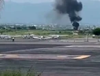 Aeronave se accidenta en aeropuerto de Cuernavaca; reportan lesionados