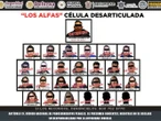 Caen 27 integrantes del grupo criminal Los Alfas; operaban en Toluca