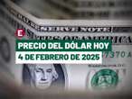 ¡Retrocede el peso tras jornada de ganancias! Precio del dólar hoy 4 de febrero de 2025