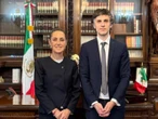 Claudia Sheinbaum recibe al abogado de Pedro Castillo en Palacio Nacional