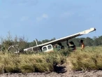 Desplome de avioneta en Tamaulipas deja un muerto y un empresario hospitalizado