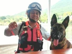 ‘Vuela alto Odín’, Protección Civil de NL despide a héroe canino de rescate K9