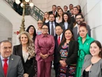 Rosa Icela Rodríguez asiste a toma de protesta de magistradas y jueces del Poder Judicial de la CDMX