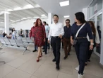 Visita Martí Batres unidad de medicina familiar del ISSSTE 'Tecámac', Estado de México