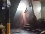 ¡Se desplomó frente a todos! Vivienda colapsa por fuertes lluvias en Nayarit | VIDEO