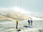 Nieve de Alpes suizos se derrite precozmente