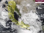 EU alerta a cuatro estados de México por paso de la tormenta tropical Raymond
