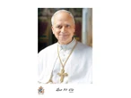 Nueva foto del papa León: de blanco y con cruz de oro